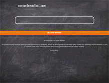 Tablet Screenshot of concordemedical.com